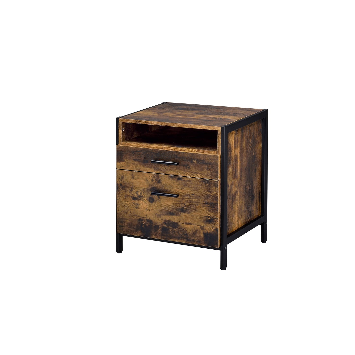 Juvanth - Rustic Nightstand - Oak