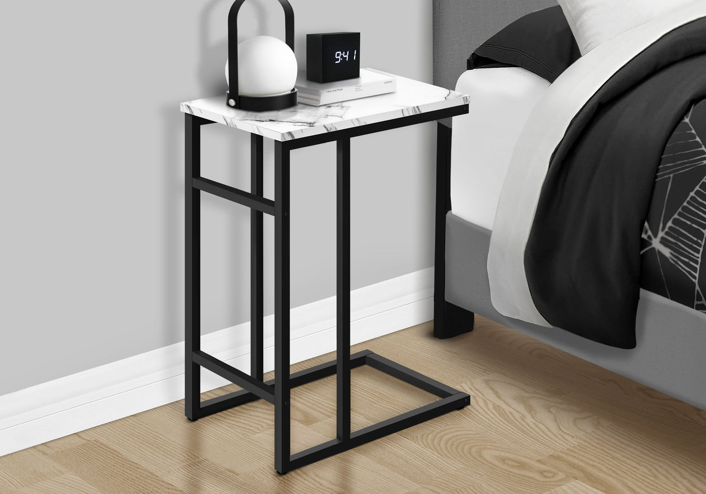 Accent Table, C - Shaped, Contemporary & Modern, Versatile Use