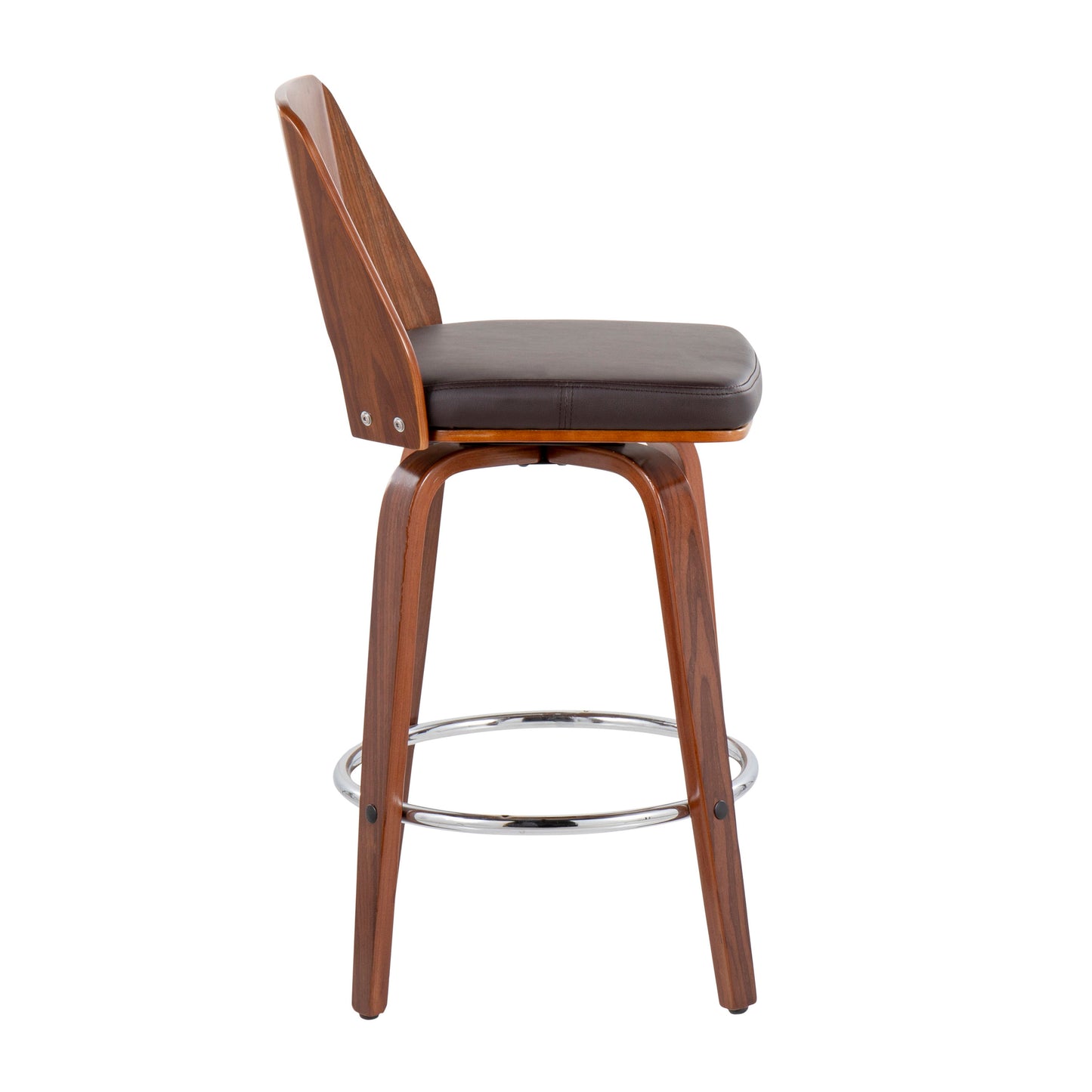 Trilogy - Mid Century Modern Counter Stool (Set of 2)