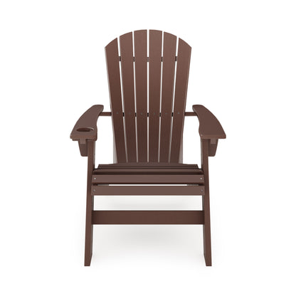 Adirondack Chair Sturdy HDPE Poly Lumber For Poolside, Patio, And Garden Relaxation