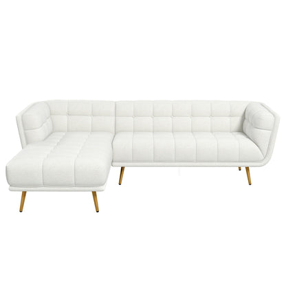 Addison - L Shape Sectional Sofa Tufted