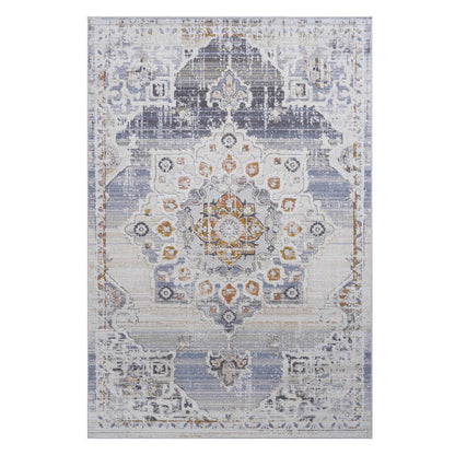 Payas - 2' x 3' Medallion Non-Shedding Stylish And Stain Resistant Area Rug - Cream / Gold