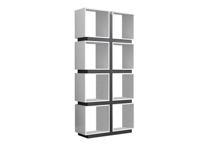 Bookshelf, Bookcase, Etagere, 5 Tier, For Office, Contemporary & Modern - White