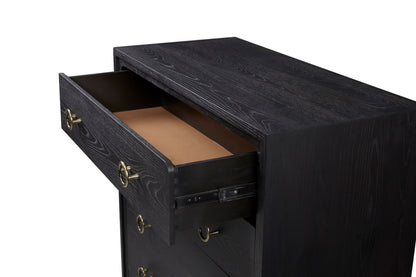 5 Drawer Chest Ample Storage - Peppercorn