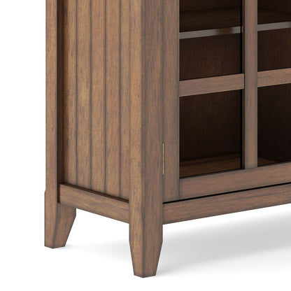 Acadian - Wide Storage Cabinet - Rustic Natural Aged Brown