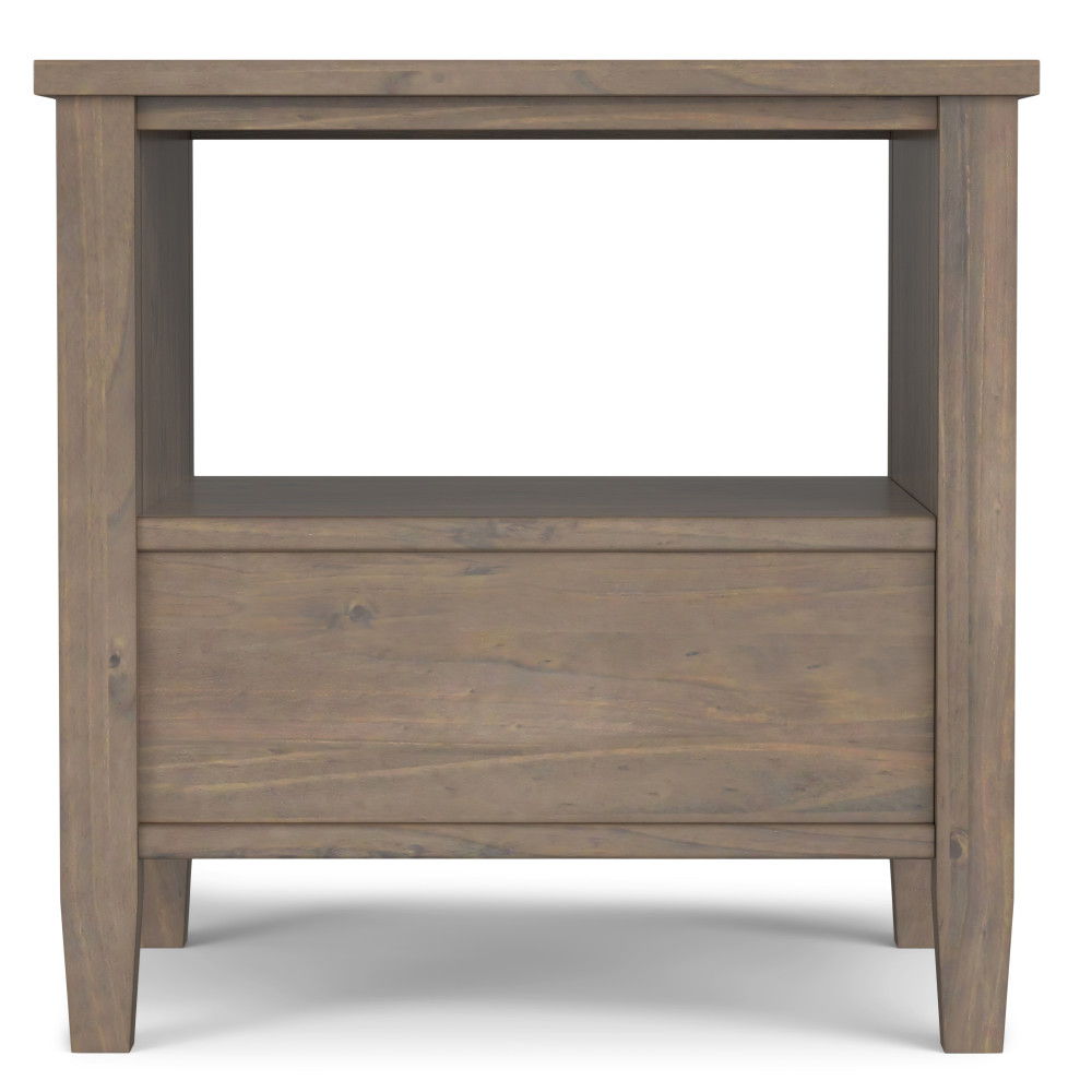 Ela - End Table - Brown