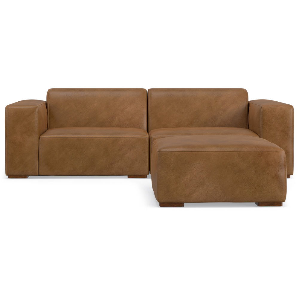 Rex - Handcrafted Sectional Sofa And Ottoman