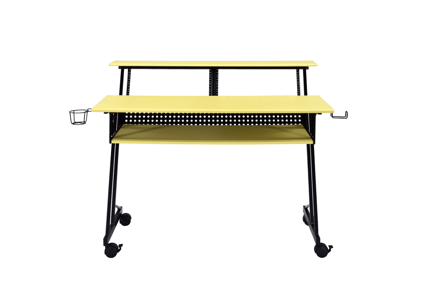 Suitor - Music Recording Studio Desk - Black / Yellow