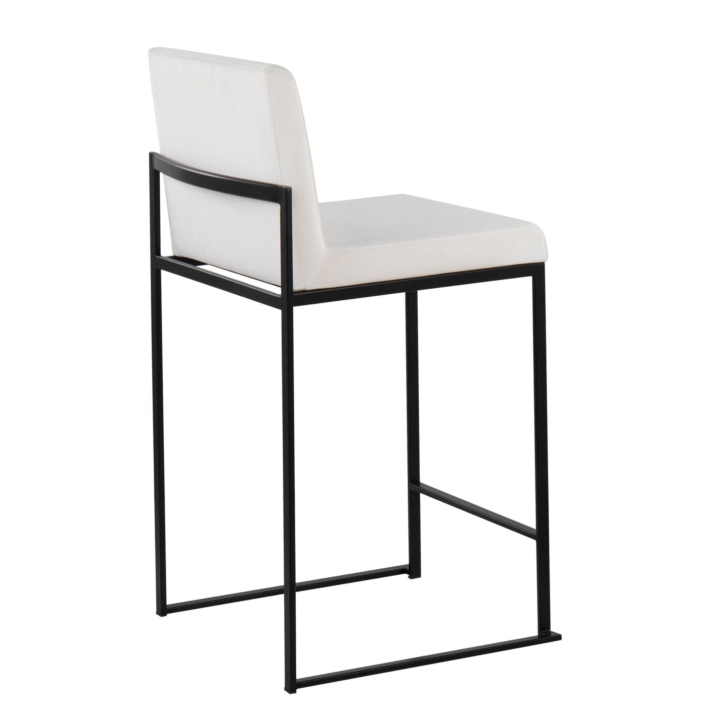 Fuji - Contemporary Modern Elegance, High Back Counter Stool