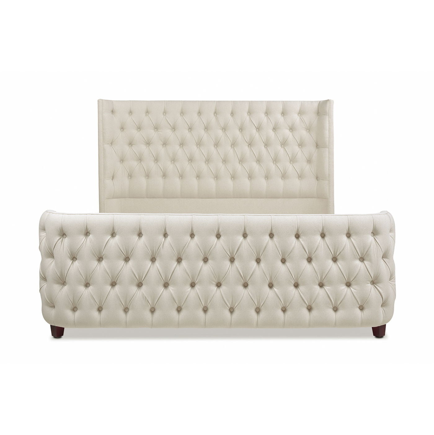 Brooklyn - Tufted Panel Bed Headboard And Footboard Set