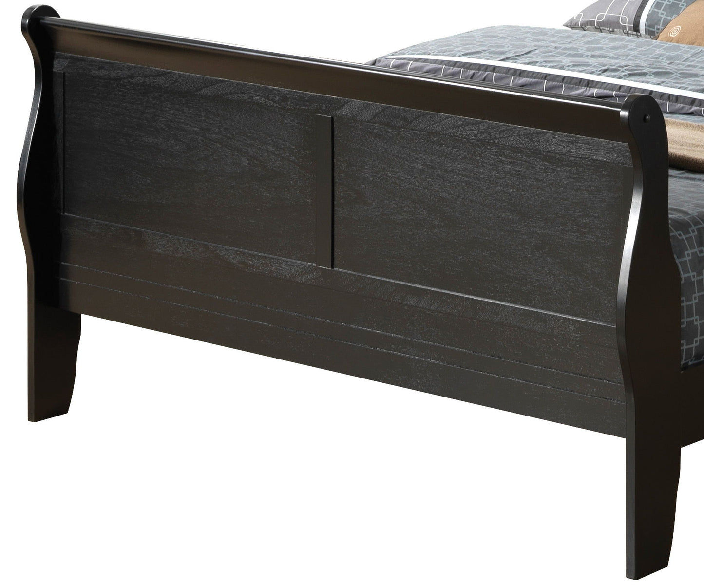 Panel Sleigh Bed