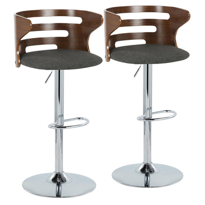 Cosi - Mid-Century Modern Adjustable Barstool With Swivel (Set of 2)