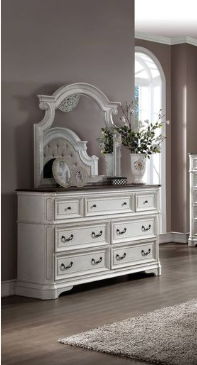 Florian - Mirror - Antique White