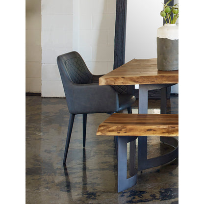 Cantata - Dining Chair Chair Vegan Leather (Set of 2) - Slate