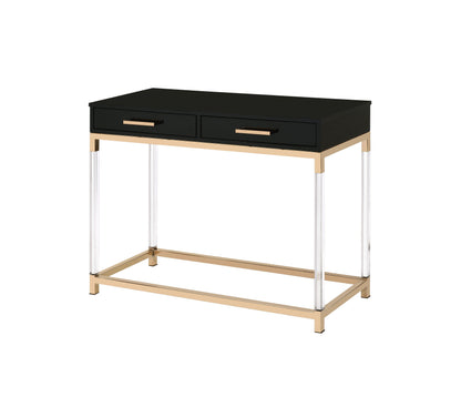 Adiel - Sofa Table - Black / Gold