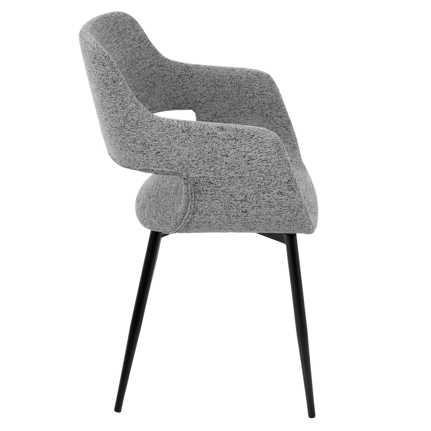 Margarite - Contemporary Dining / Chair (Set of 2) - Black / Gray