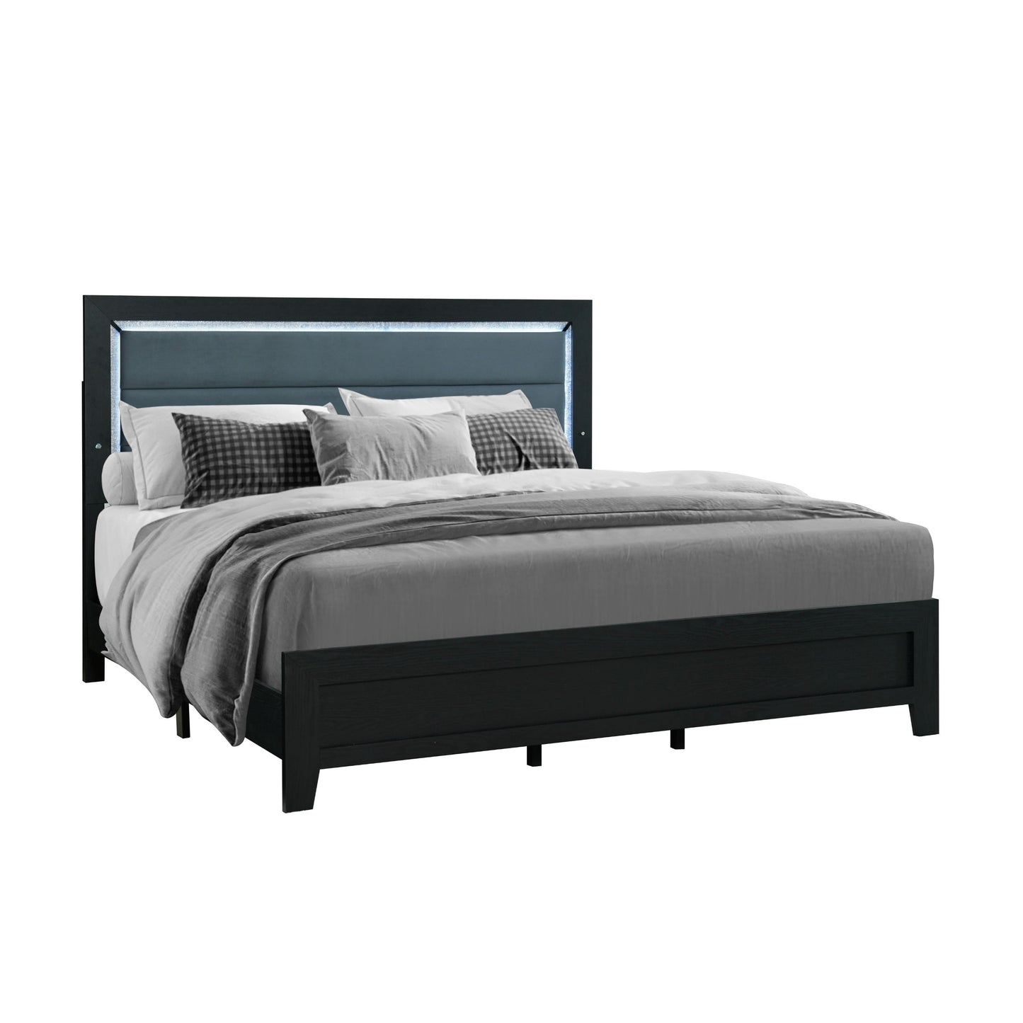 Carlos - Modern Design Bed With LED