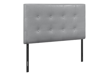 Twin Size, Bed Headboard Only, Upholstered, Transitional - Gray