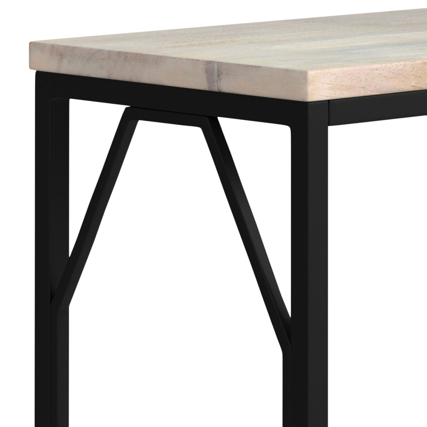 Selma - Handcrafted Metal And Wood Accent Table