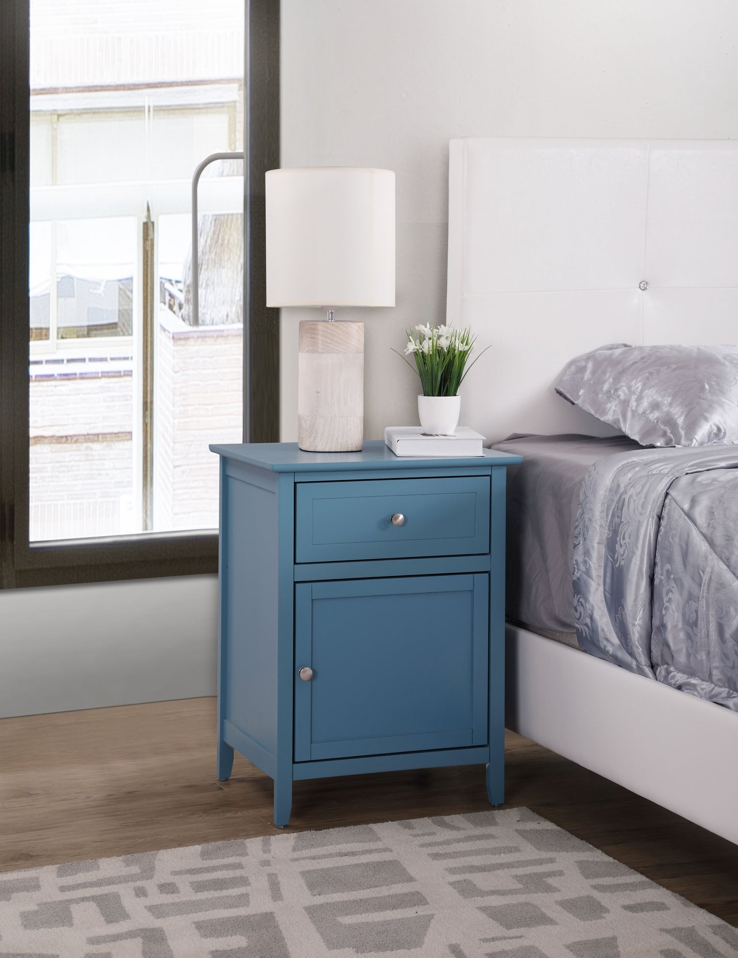 Izzy - 1 Drawer /1 Door Nightstand