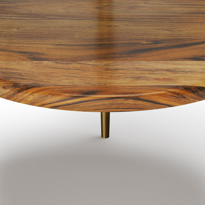 Wagner - Round Marble & Wood Table