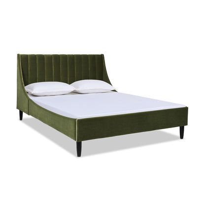 Aspen - Vertical Tufted Modern Headboard Platform Bed Set