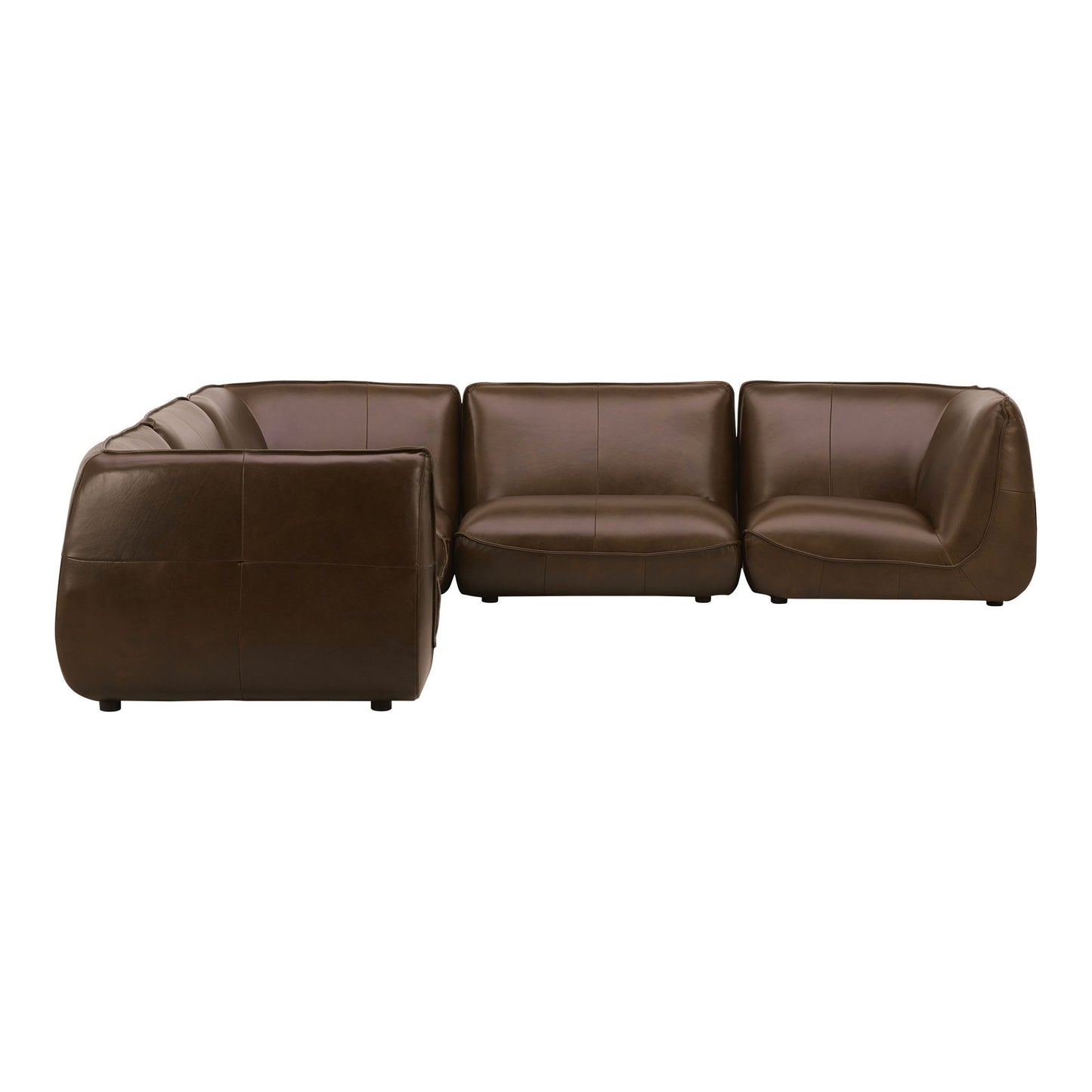 Zeppelin - Classic L Modular Leather Sectional