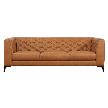 Fargo - Leather Sofa - Brown / Rustic