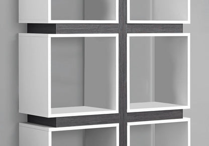 Bookshelf, Bookcase, Etagere, 5 Tier, For Office, Contemporary & Modern - White