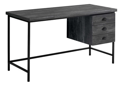 Computer Desk For Home Office, Laptop, 3 Storage Drawers, Contemporary & Moder