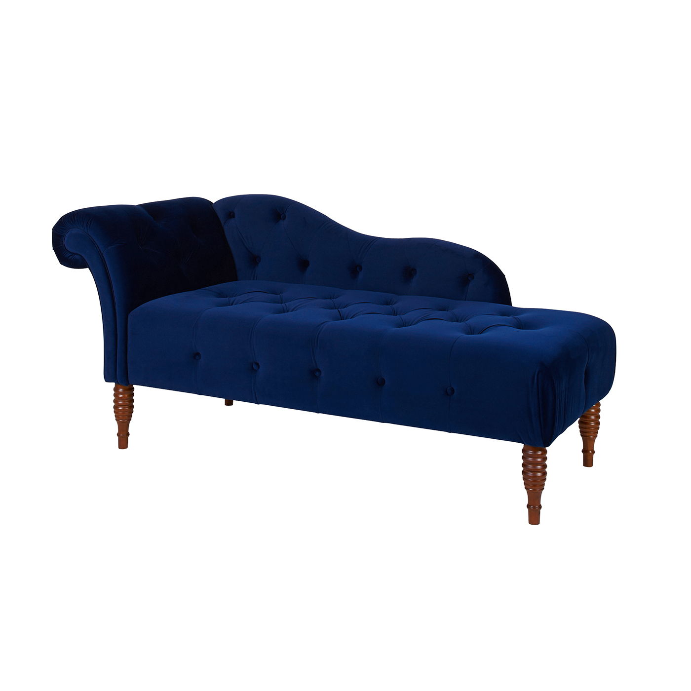 Samuel - Tufted Roll Arm Chaise Lounge