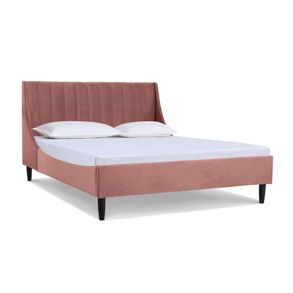 Aspen - Vertical Tufted Modern Headboard Platform Bed Set