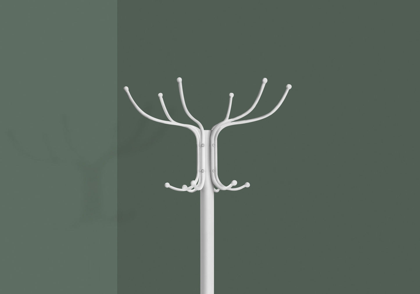 Coat Rack, Hall Tree, Free Standing, 12 Hooks, Entryway, 70"H, Umbrella Holder, Contemporary & Modern