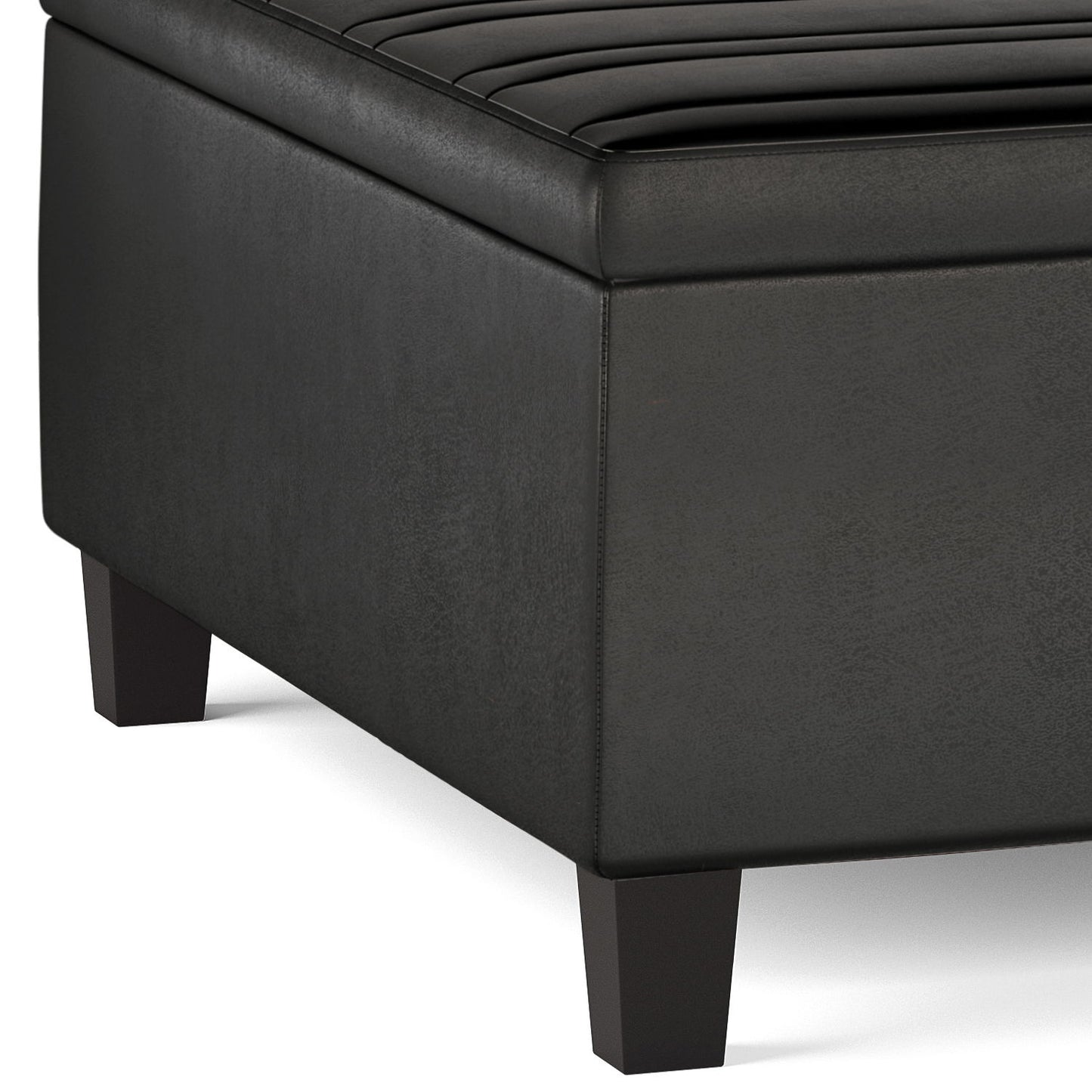 Ellis - Coffee Table Storage Ottoman Contemporary Design