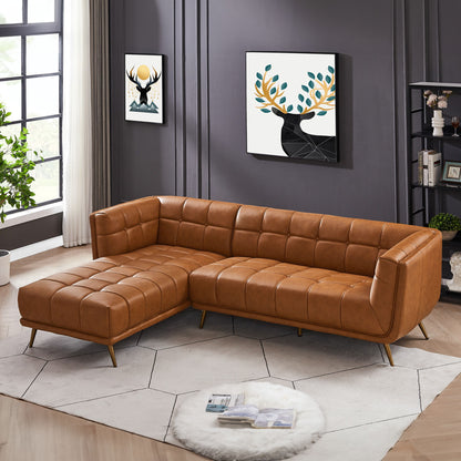 Addison - L Shape Sectional Sofa Tufted