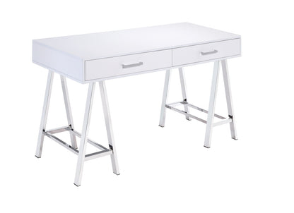 Coleen - High Gloss Writing Desk With USB