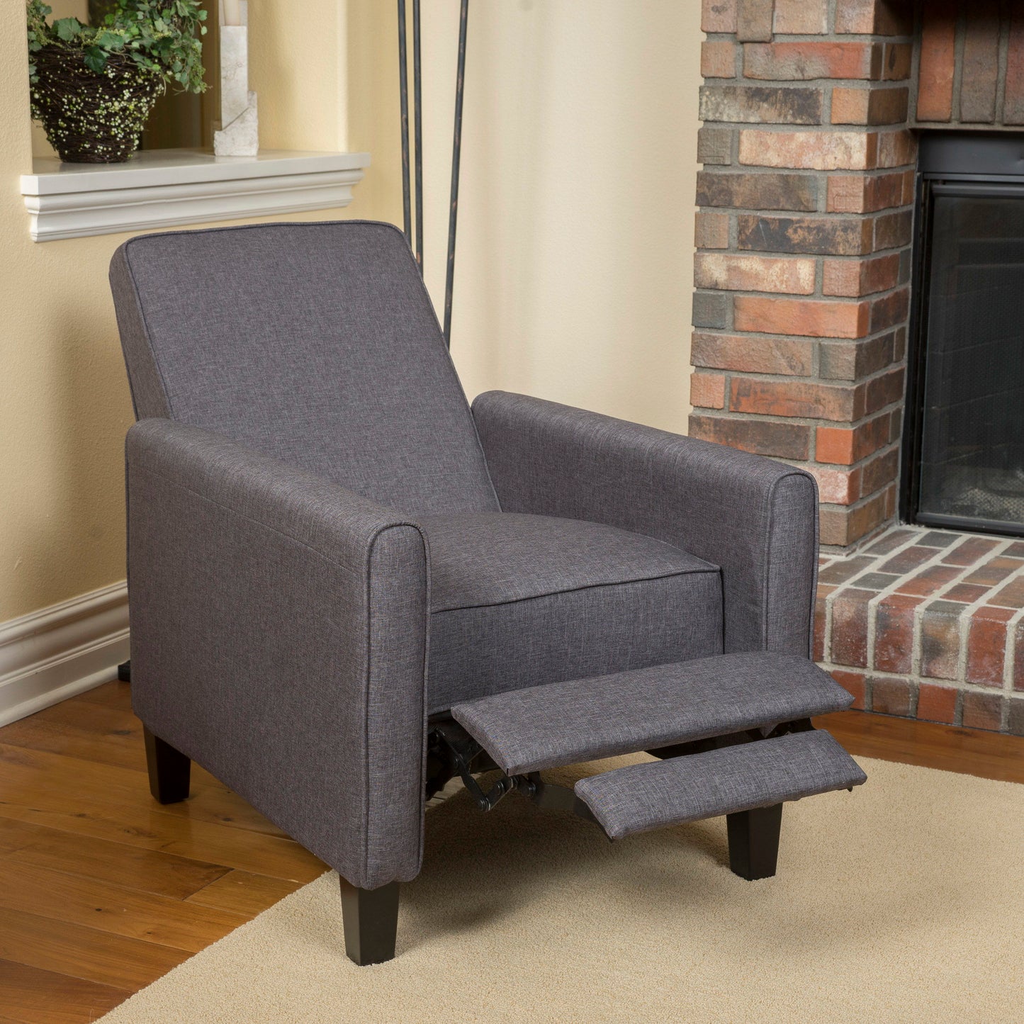 Fabric Push Back Chair For Elegant Home