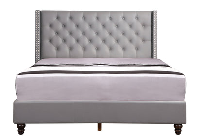 Nailhead Bed Transitional Vibrant