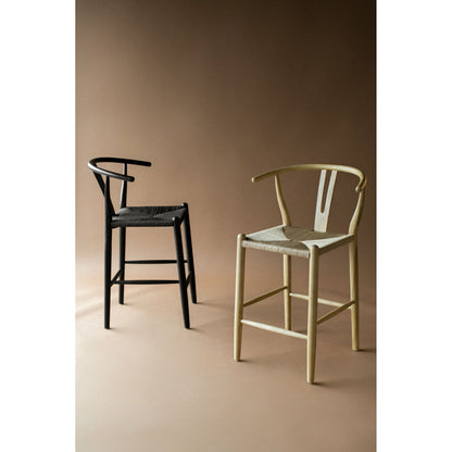 Ventana - Counter Stool - Black - Wood