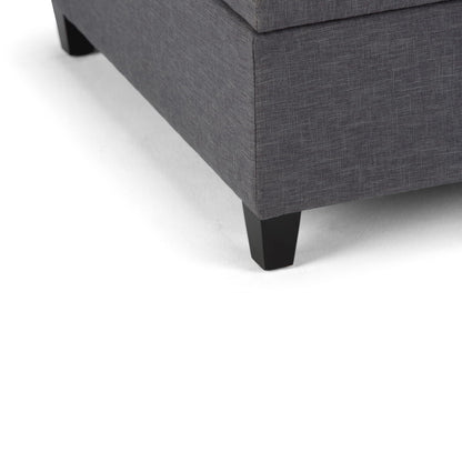 Ellis - Coffee Table Storage Ottoman Contemporary Design