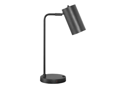 Lighting, Table Lamp, USB Port Included, Modern - Gray