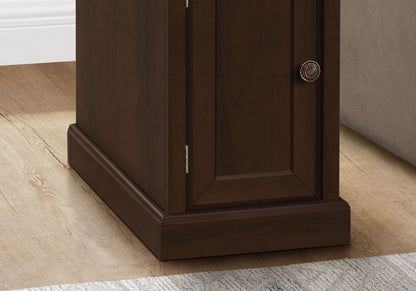 Accent End Table, Storage Drawer, Versatile Design - Espresso