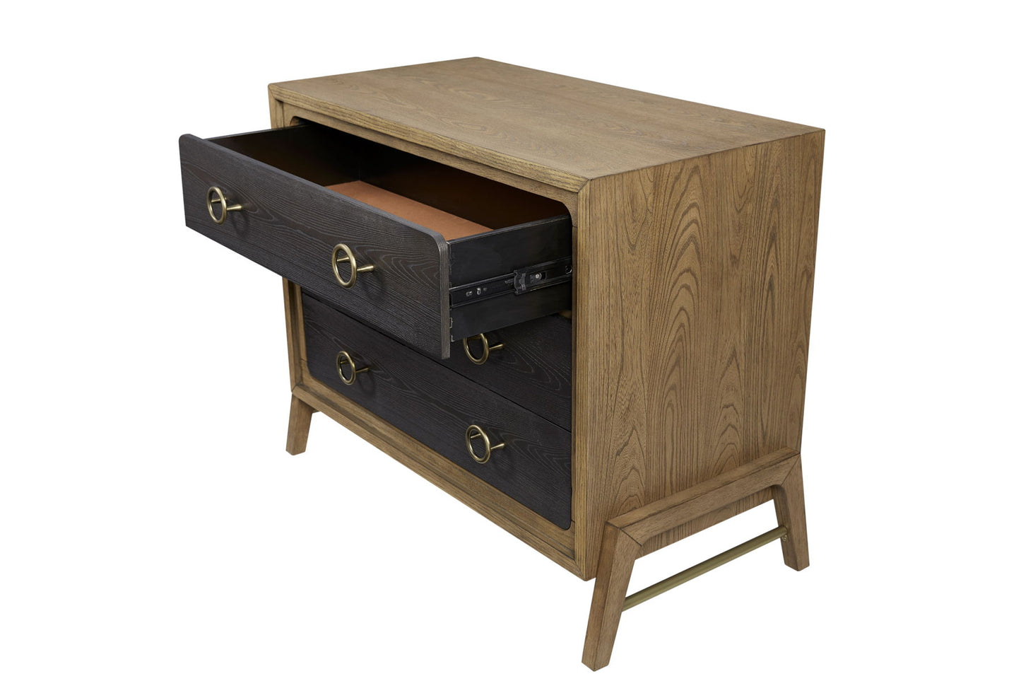 3 Drawer Bachelors Chest - Latte / Peppercorn