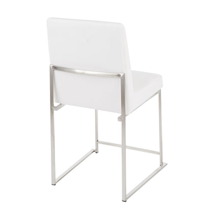 Fuji - Contemporary Modern Elegance High Back Dining Chair (Set of 2)