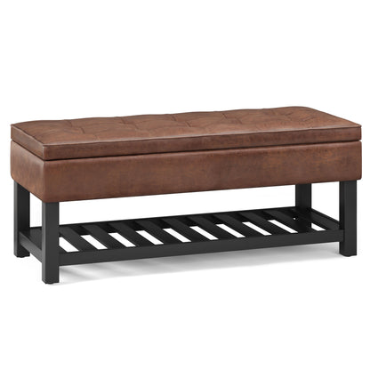 Cosmopolitan - Storage Ottoman Bench With Open Bottom