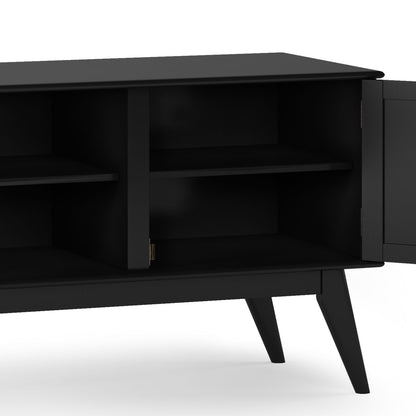 Draper - Handcrafted Mid Century Low TV Media Stand