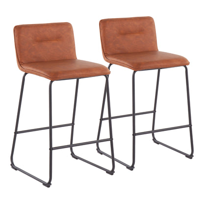 Casper - Fixed Height, Contemporary Counter Stool (Set of 2)