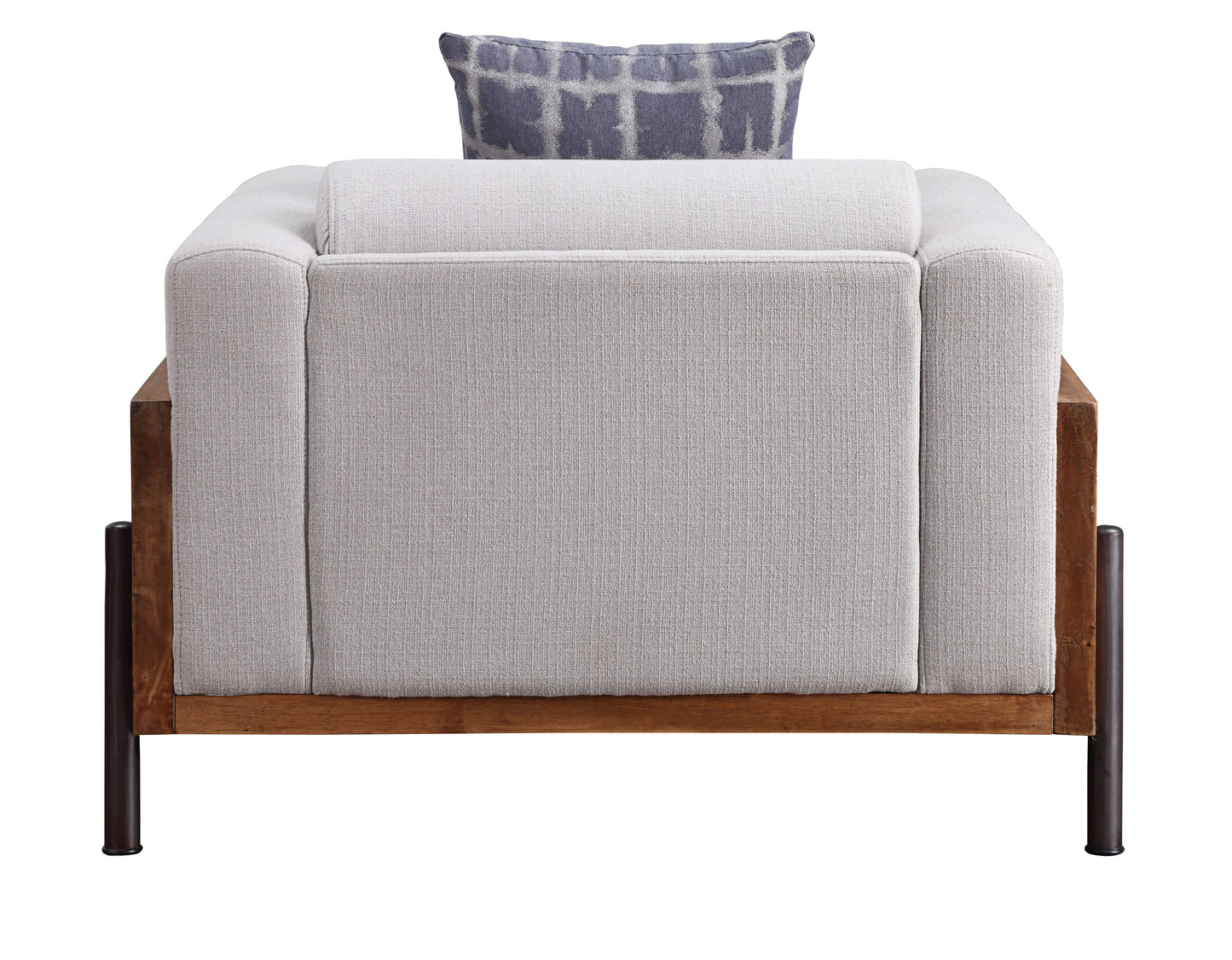 Pelton - Chair With 1 Toss Pillows - Walnut