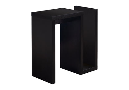 Accent Side Table, Narrow, Small, Contemporary & Modern - Brown