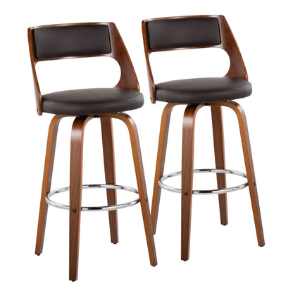 Cecina - Mid-Century Modern Barstool With Swivel (Set of 2)